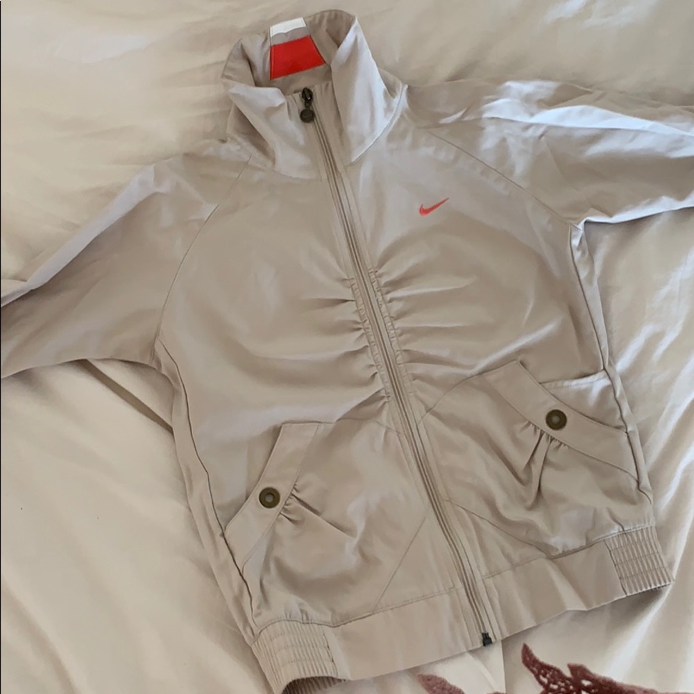 Khaki Colored Nike Jacket